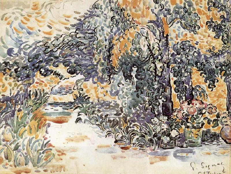 Paul Signac Artist-s Garden China oil painting art